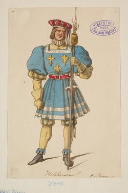 Die Jungfrau von Orleans, Titel der Serie: Figurinen des k.k. Hof-Burgtheaters