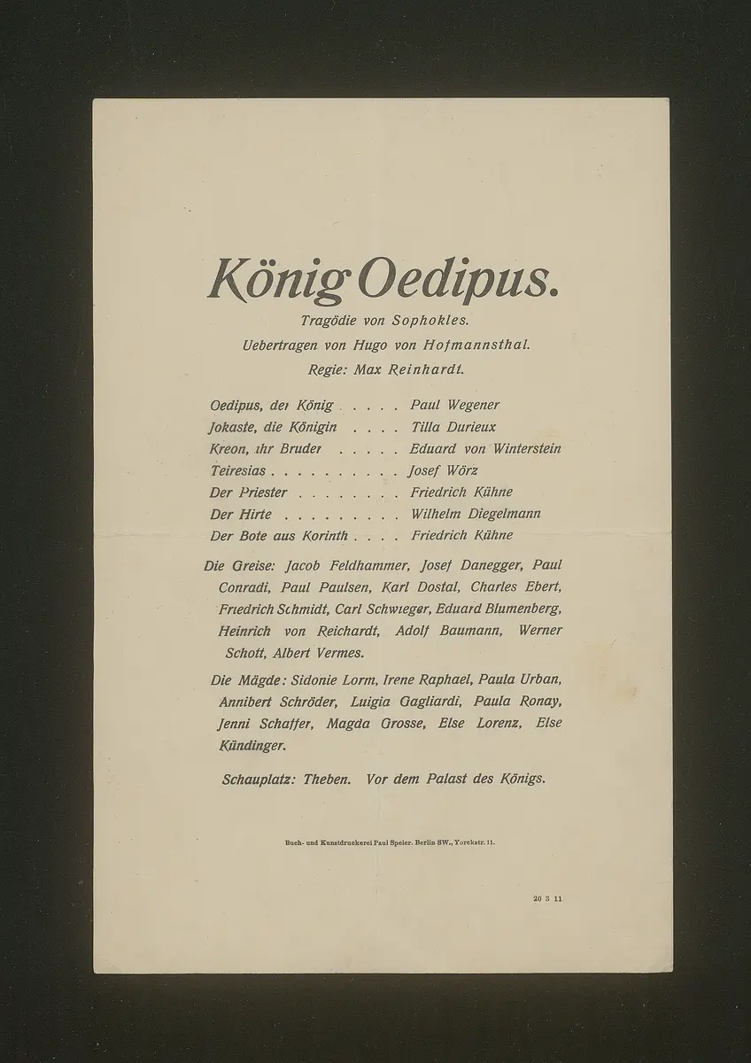 König Oedipus