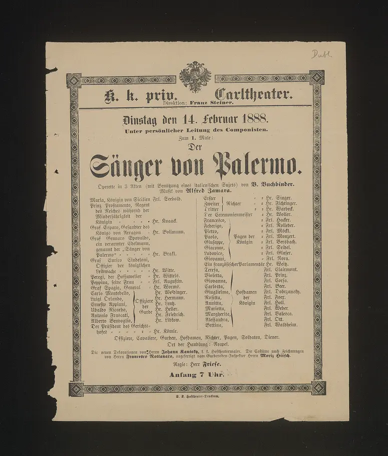 Der Sänger von Palermo
