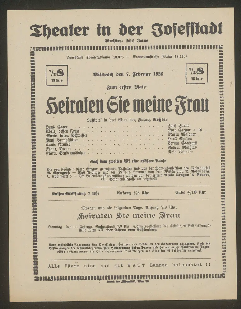 Heiraten Sie meine Frau
