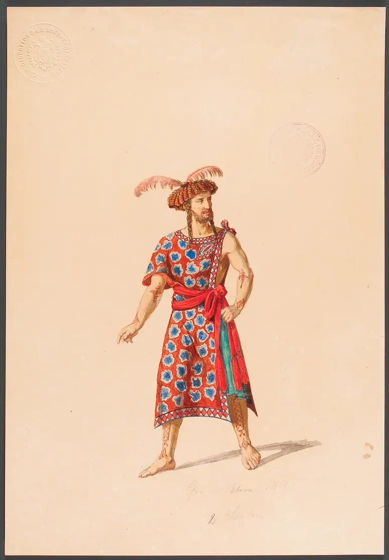 Die Zauberflöte, Titel der Serie: Figurinen des k.k. Hofoperntheaters