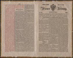 Fanny Elßler, Name der Zeitschrift: Wiener Zeitung, Verweis auf Stücktitel: Malers Traumbild, Verweis auf Stücktitel: Landmädchen und Dame