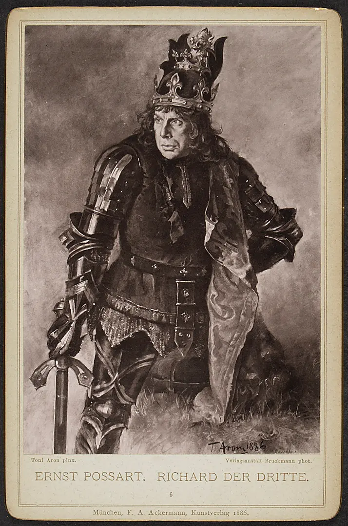 Ernst von Possart, Verweis auf Stücktitel: König Richard III.