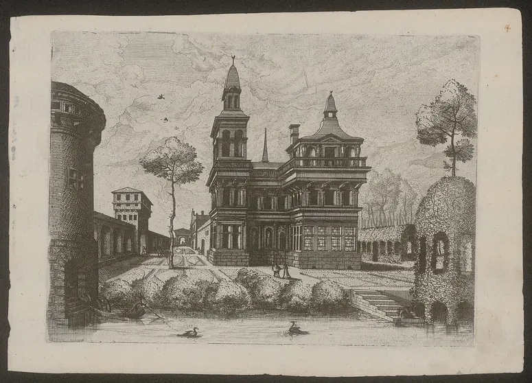 ohne Titel, Titel der Serie: Kleine perspektivische Architekturansichten