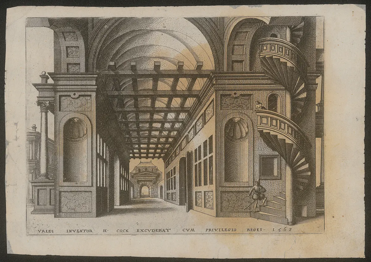 ohne Titel, Titel der Serie: Kleine perspektivische Architekturansichten