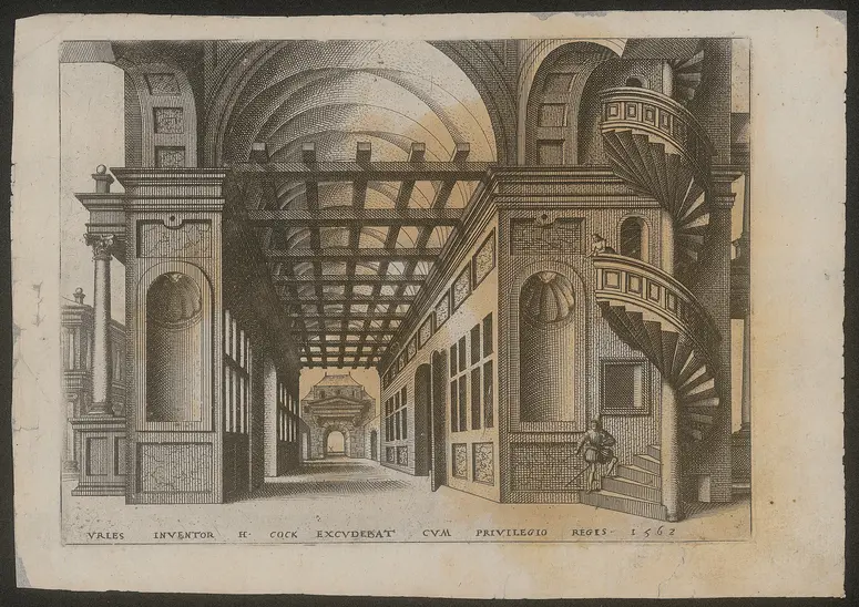ohne Titel, Titel der Serie: Kleine perspektivische Architekturansichten