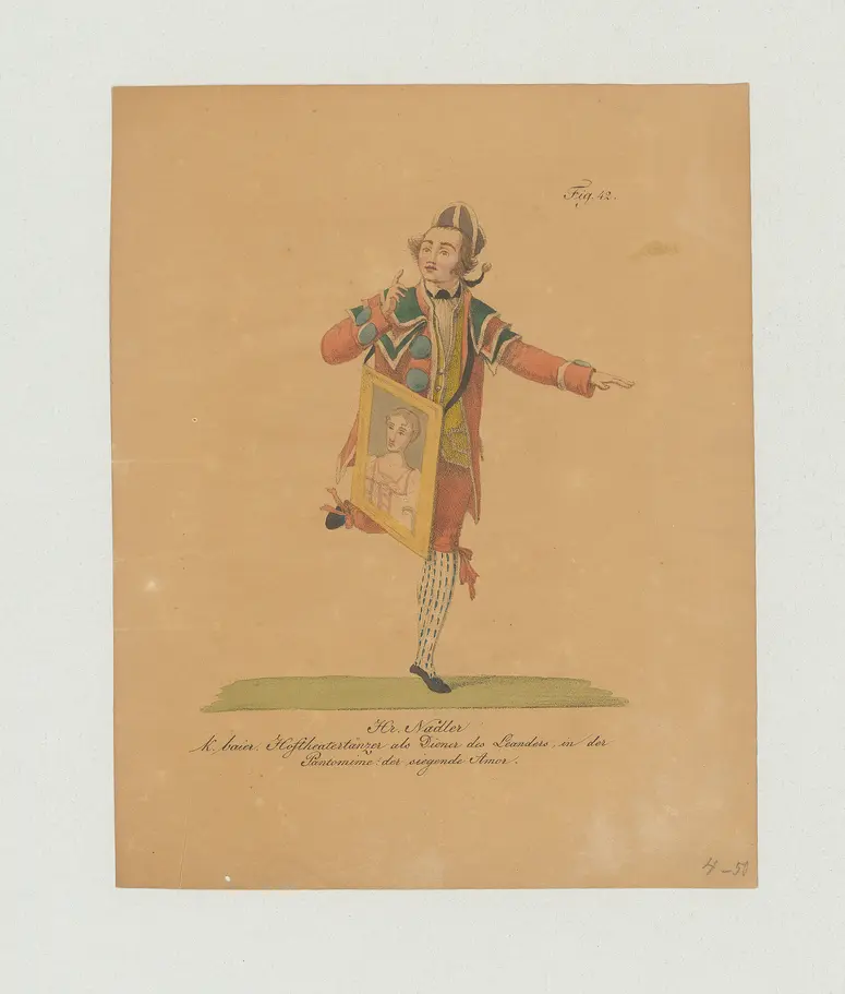 Franz Xaver Nadler, Name der Zeitschrift: Münchner Theater-Journal, Verweis auf Stücktitel: Der siegende Amor