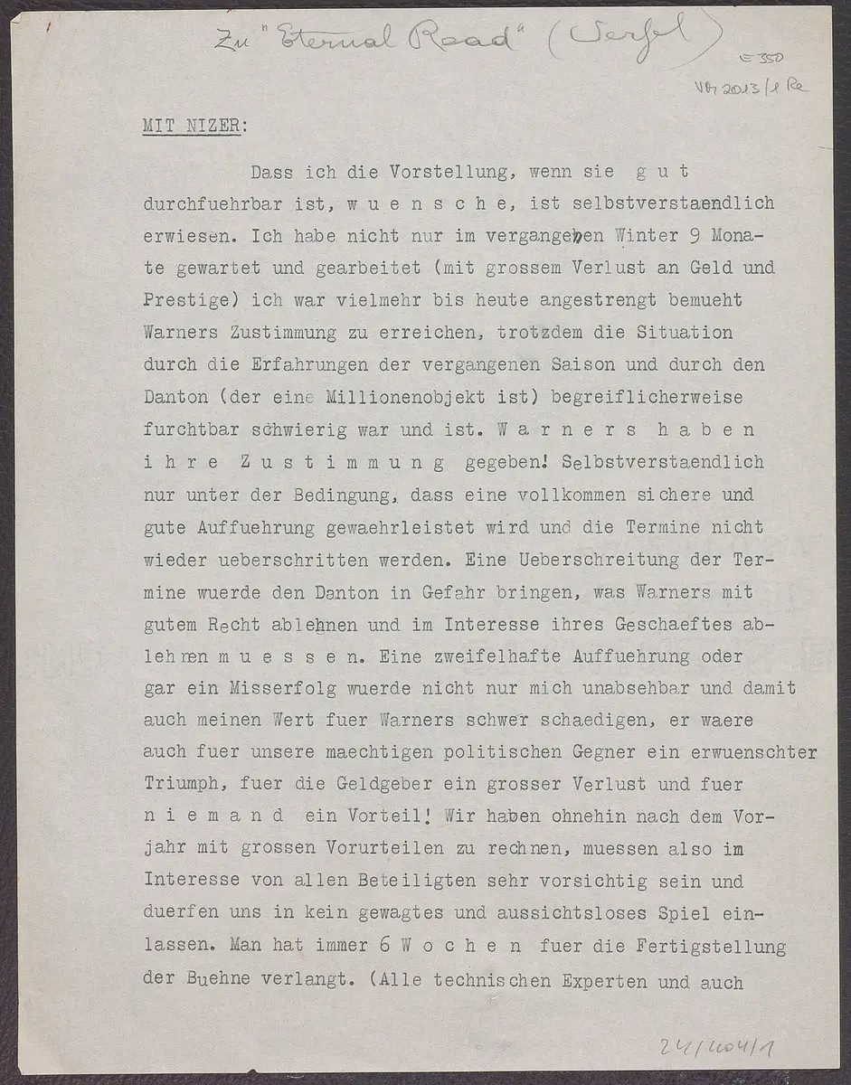 Der Weg der Verheißung (Eternal Road)