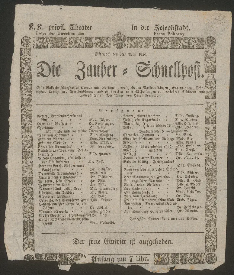 Die Zauber-Schnellpost