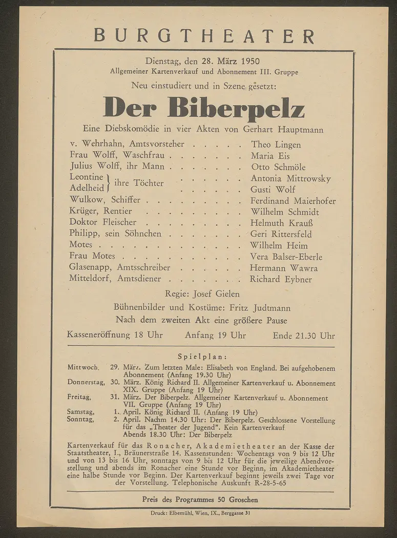 Der Biberpelz