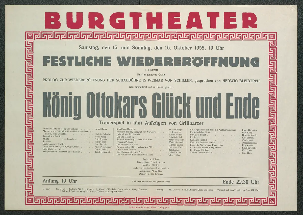 König Ottokars Glück und Ende