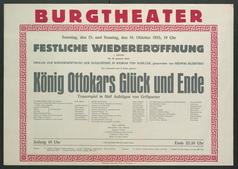 König Ottokars Glück und Ende