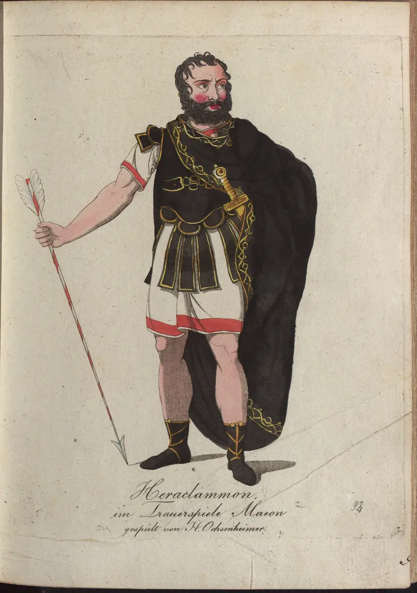 Maeon, Weiterer Titel: Mäon, Titel der Serie: Auswahl schöner Costumes für Theater- und Ball-Anzüge