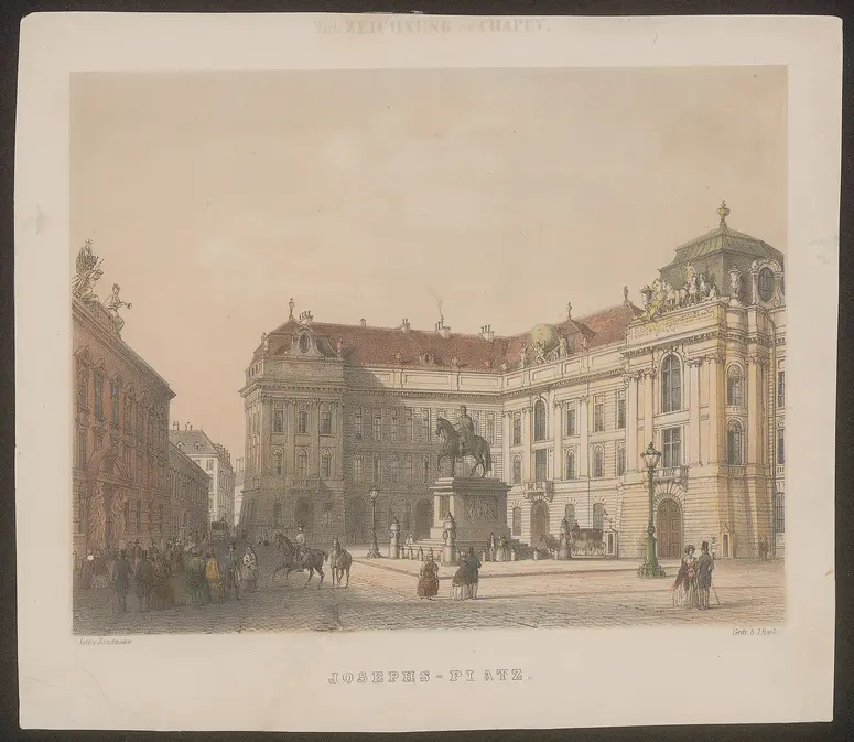 Wien (allgemein), Josefsplatz, Titel in Vorlageform: Josephs-Platz