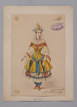 Turandot, Prinzessin von China, Suchtitel: Turandot, Titel der Serie: Figurinen des k.k. Hof-Burgtheaters