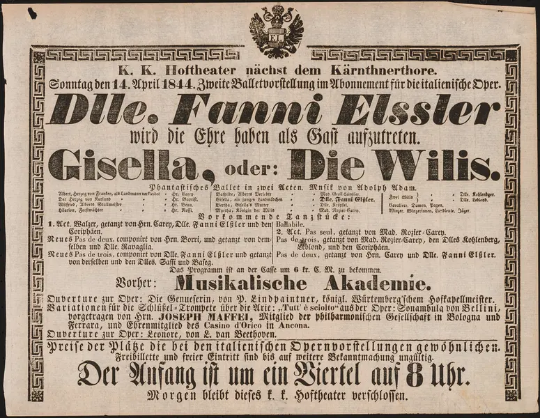 Gisella oder Die Wilis, Originaltitel: Giselle