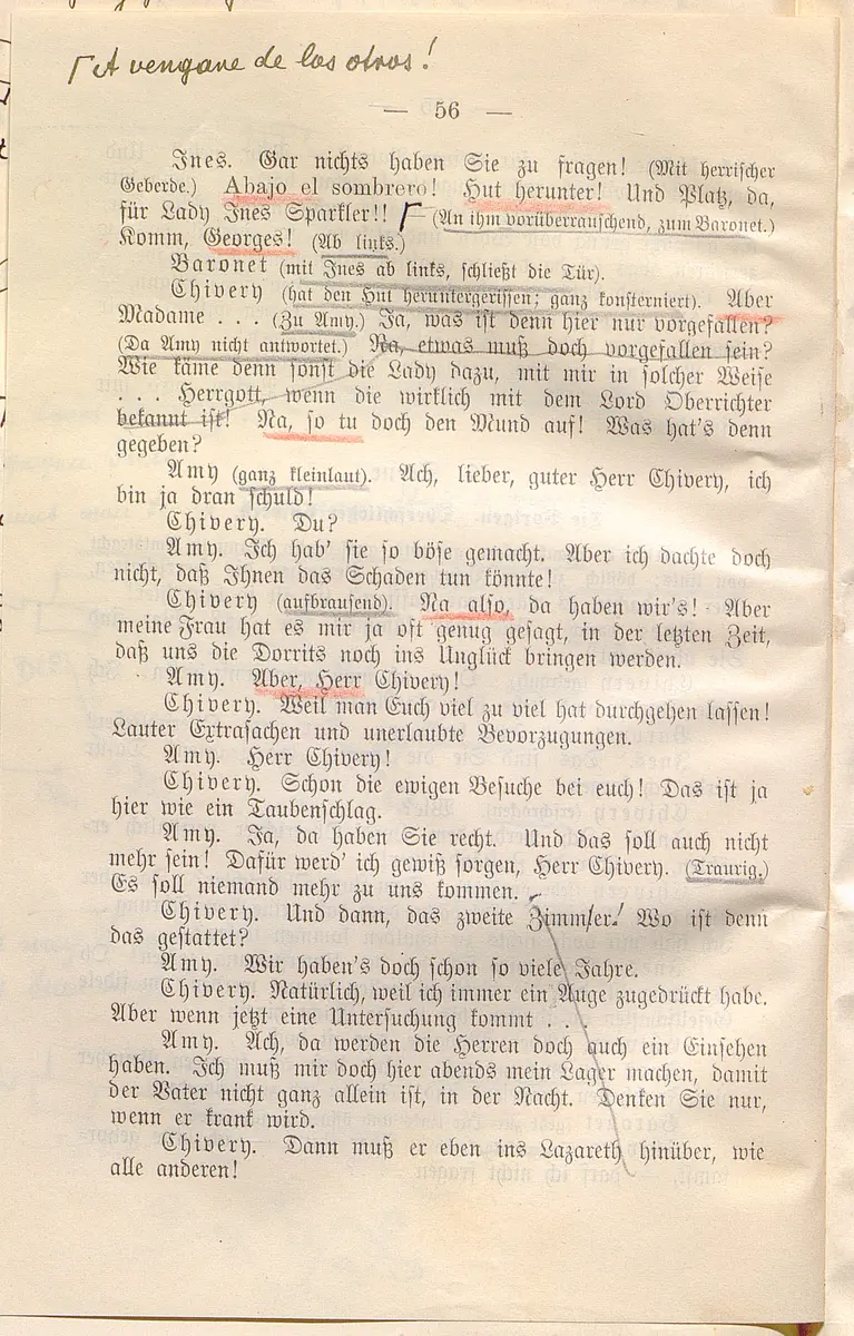 Klein Dorrit. Lustspiel in drei Akten
