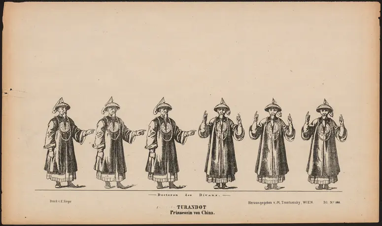 Turandot - Prinzessin von China, Titel der Serie: Trentsensky-Bogen, Titel der Serie: Großes Theater