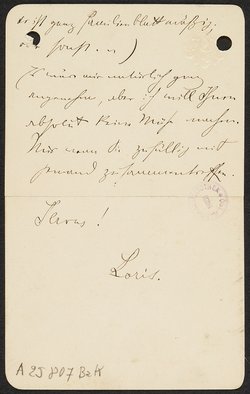 Kartenbrief