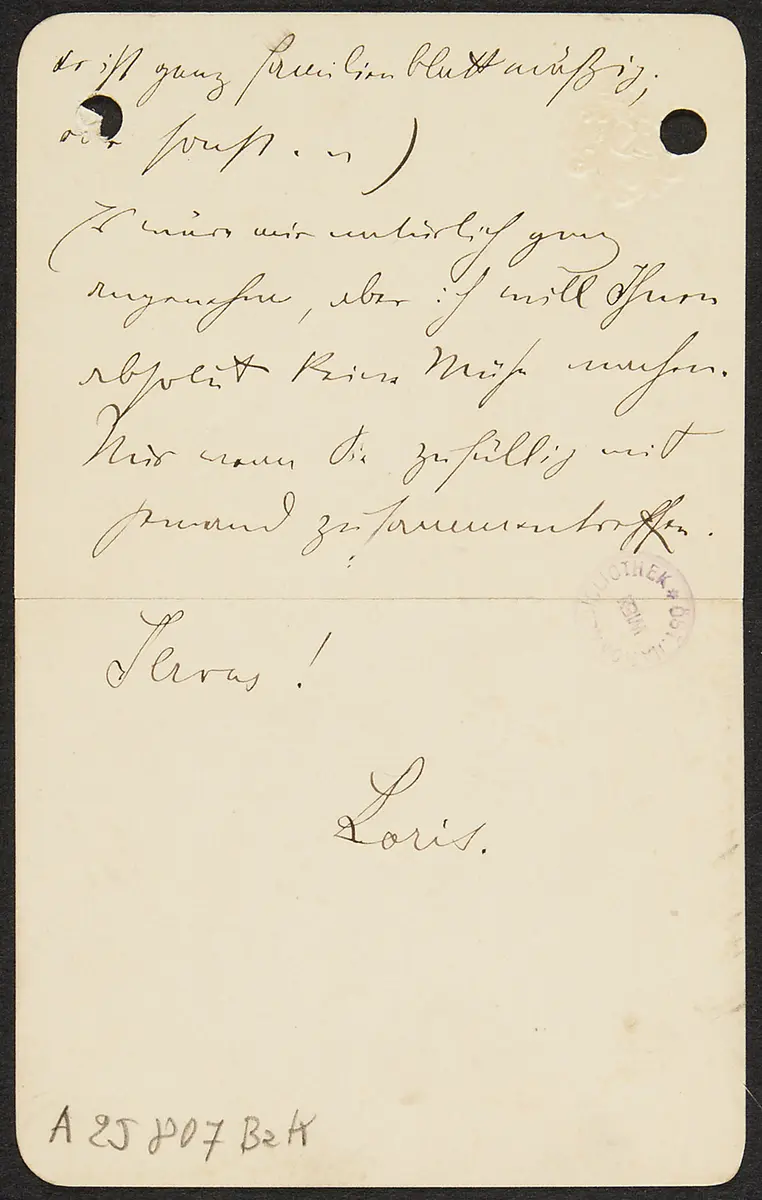 Kartenbrief