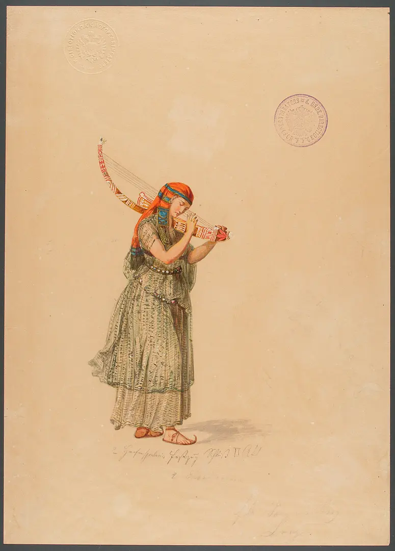 Die Zauberflöte, Titel der Serie: Figurinen des k.k. Hofoperntheaters