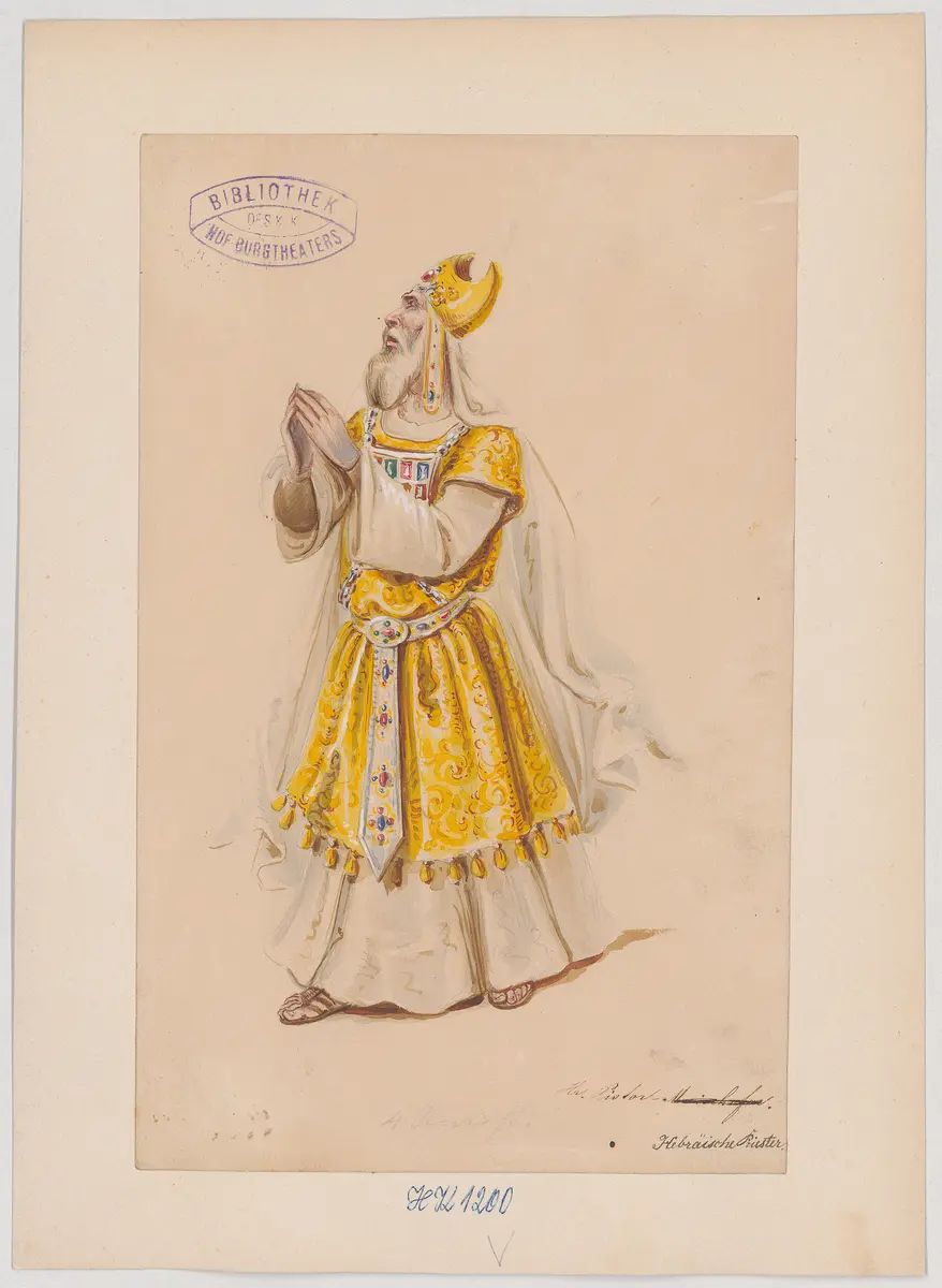 Judith, Titel der Serie: Figurinen des k.k. Hof-Burgtheaters