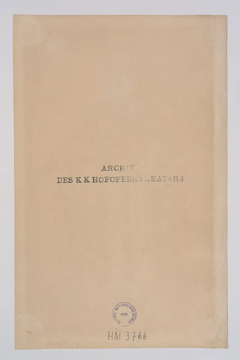 Semiramis, Originaltitel: Semiramide, Titel der Serie: Figurinen des k.k. Hofoperntheaters