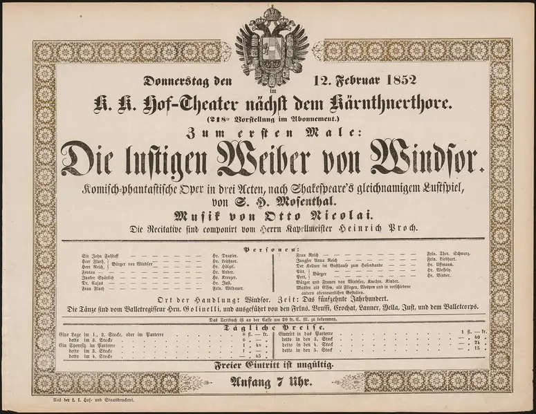Die lustigen Weiber von Windsor