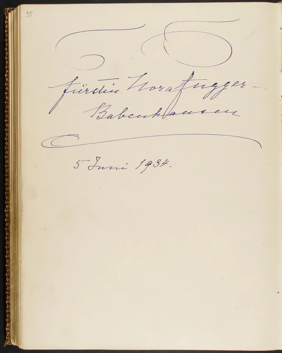 Gästebuch. Atelier Franz-Xaver Setzer, Wien