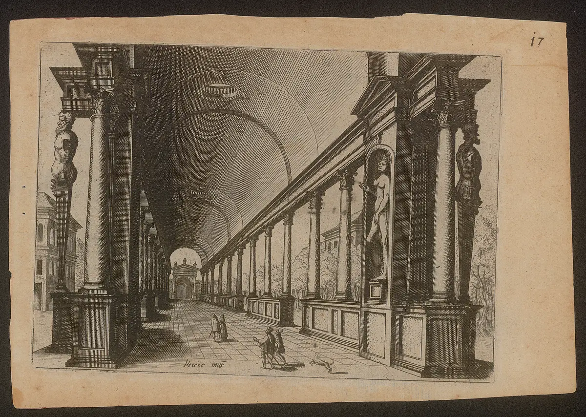 ohne Titel, Titel der Serie: Kleine perspektivische Architekturansichten