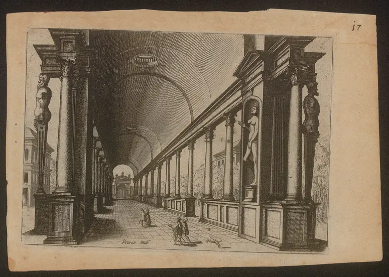 ohne Titel, Titel der Serie: Kleine perspektivische Architekturansichten