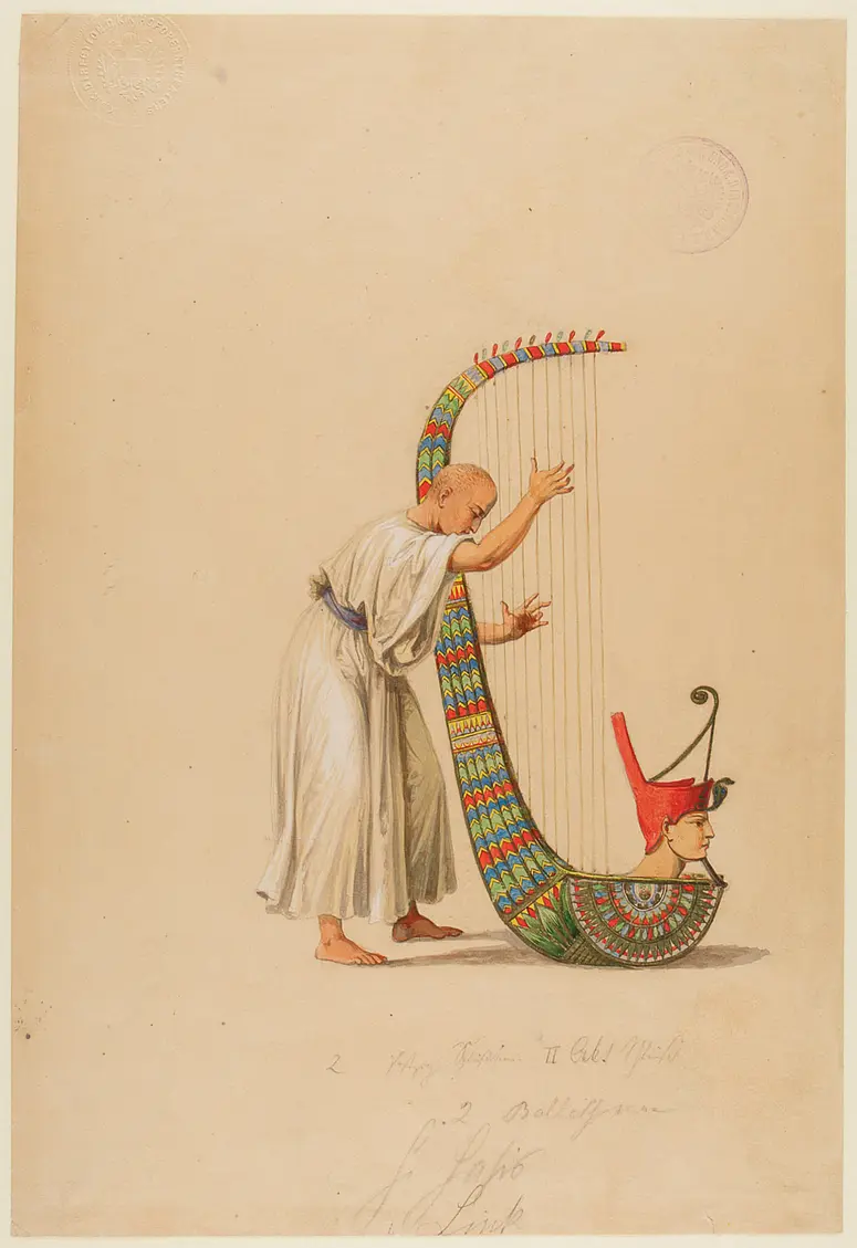 Die Zauberflöte, Titel der Serie: Figurinen des k.k. Hofoperntheaters