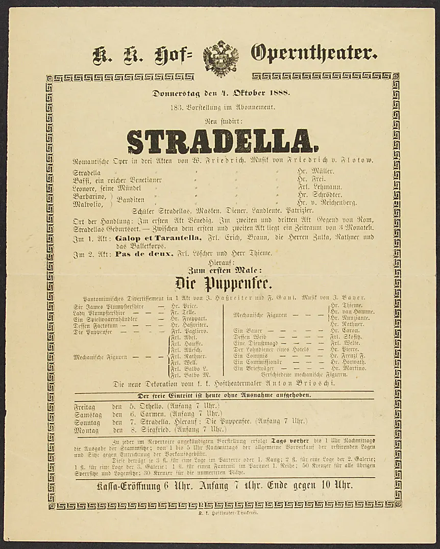 Stradella, Die Puppenfee