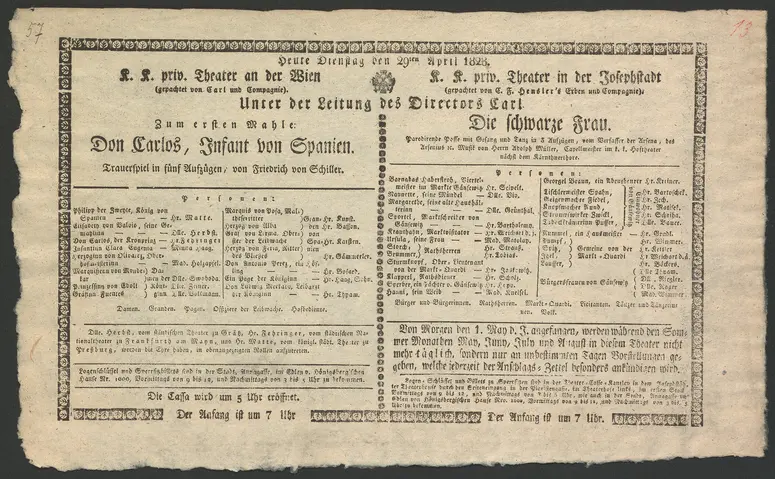 Don Carlos, Infant von Spanien, Die schwarze Frau