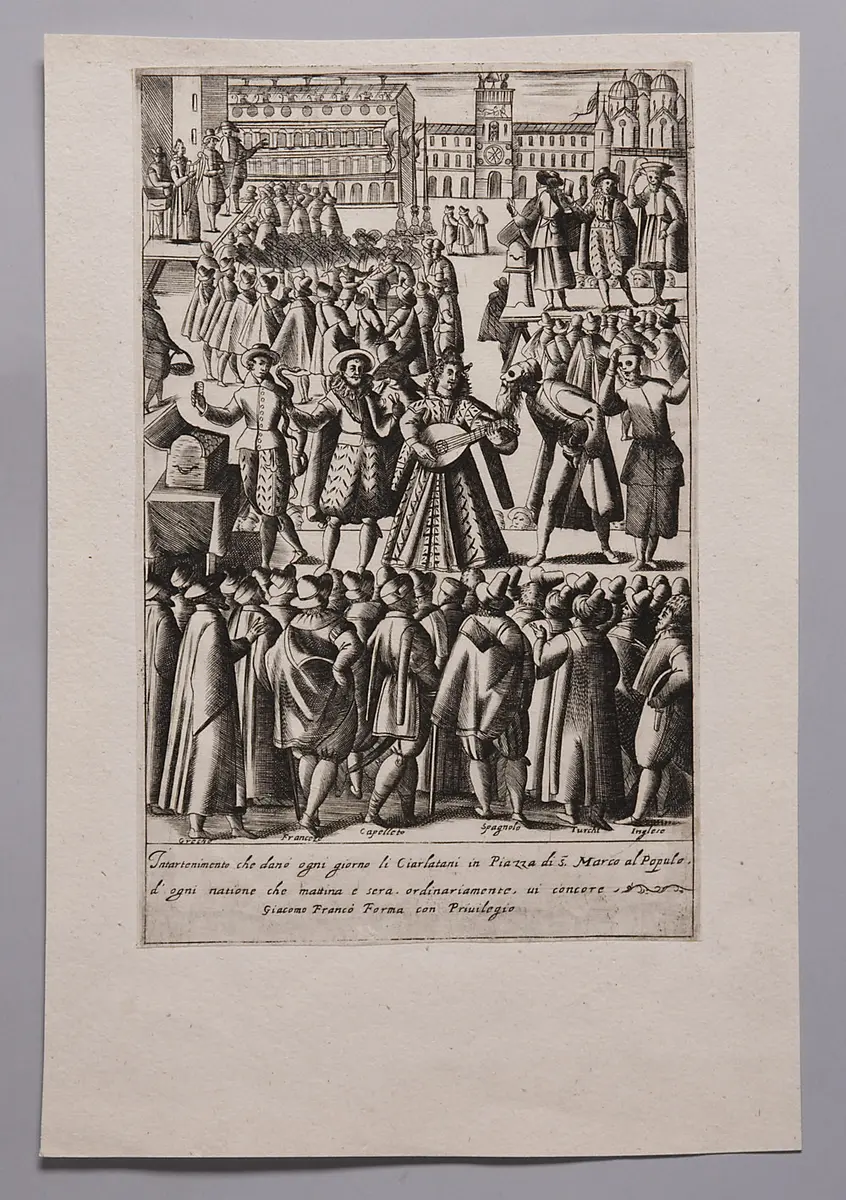 Venedig, Feste, Titel der Serie: Habiti d'huomeni et donne venetiane