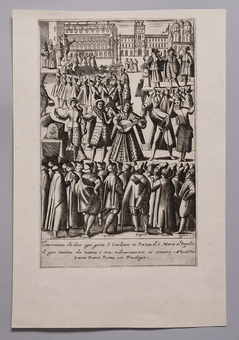 Venedig, Feste, Titel der Serie: Habiti d'huomeni et donne venetiane