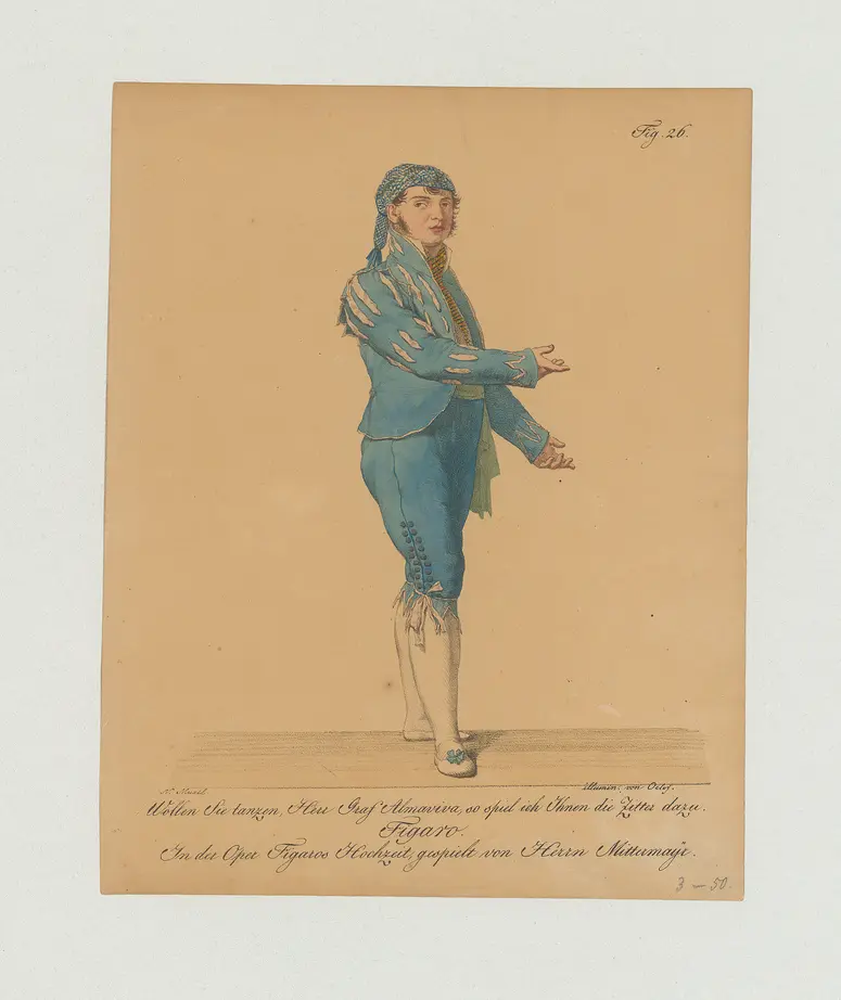 Georg Mittermayr, Name der Zeitschrift: Münchner Theater-Journal, Verweis auf Stücktitel: Die Hochzeit des Figaro