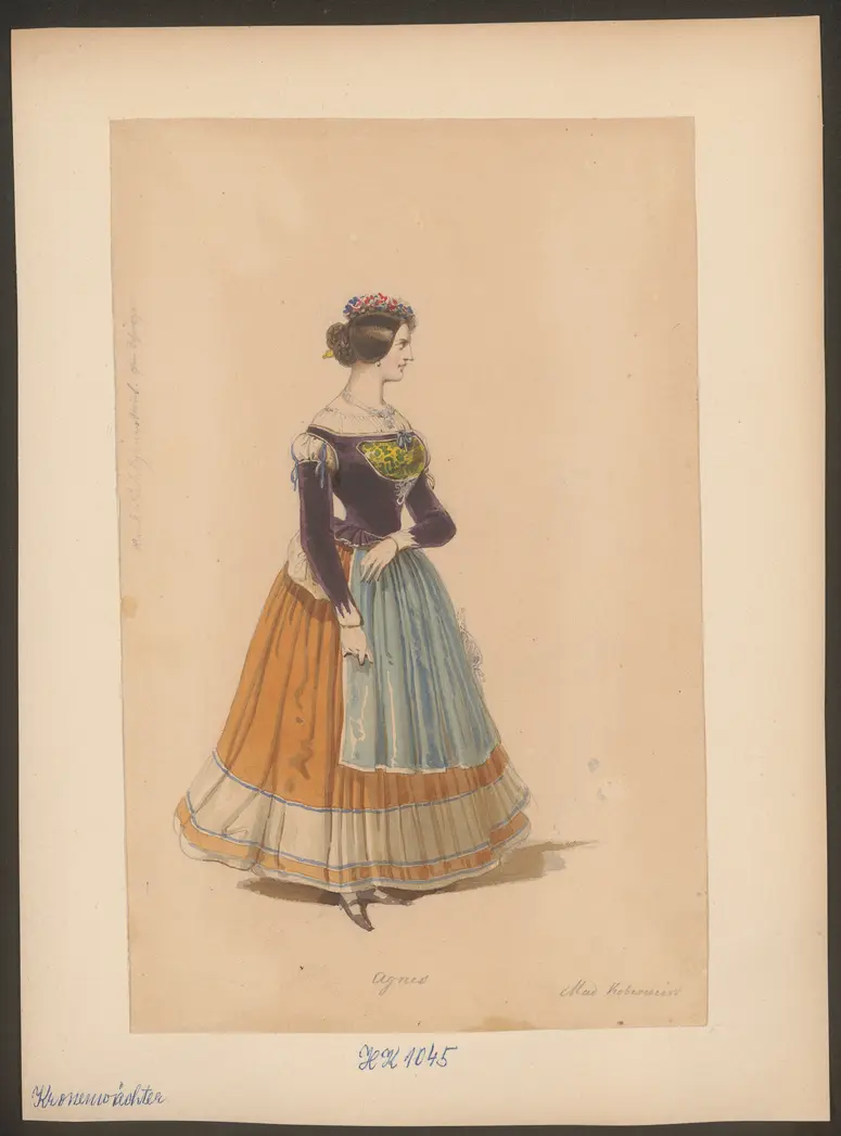 Die Kronenwächter, Titel der Serie: Figurinen des k.k. Hof-Burgtheaters