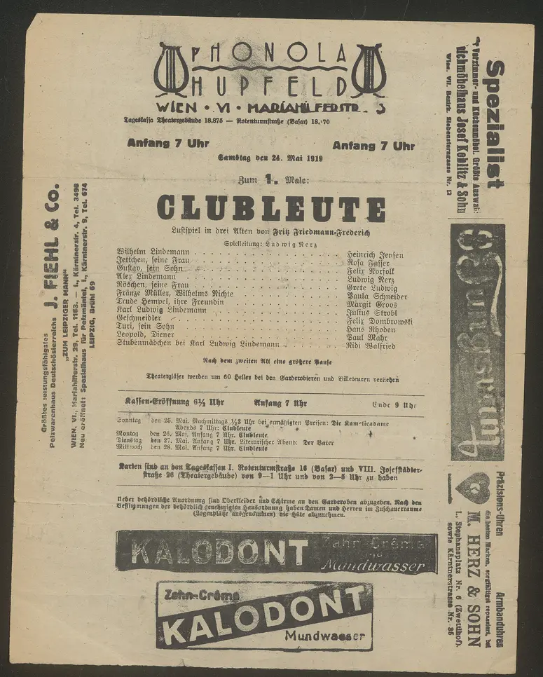 Clubleute, Klubleute