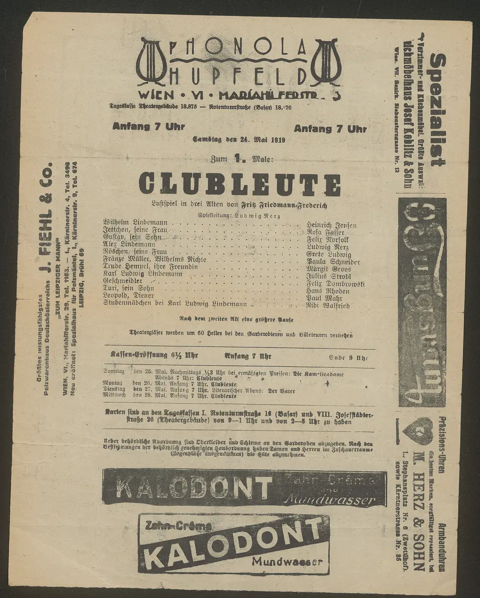 Clubleute, Klubleute