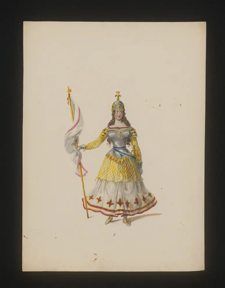 Johanna d'Arc, Alternativtitel: Die Jungfrau von Orleans, Titel der Serie: Neue Costume-Sammlung verschiedener Zeiten und Nationen