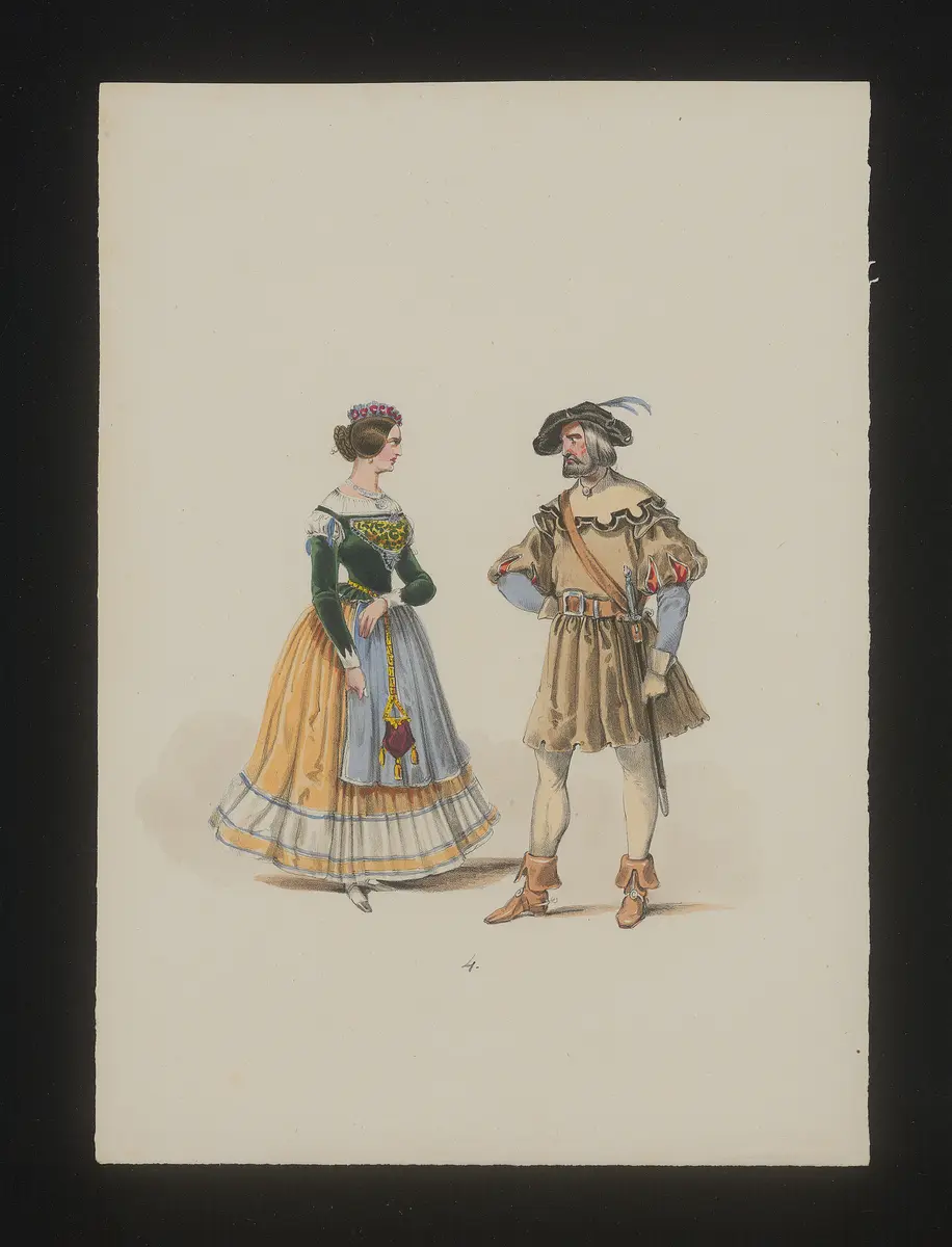 Die Kronenwächter, Titel der Serie: Neue Costume-Sammlung verschiedener Zeiten und Nationen