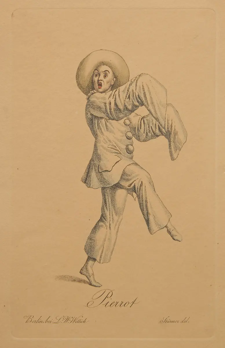 Pierrot, Suchtitel: Commedia dell'arte