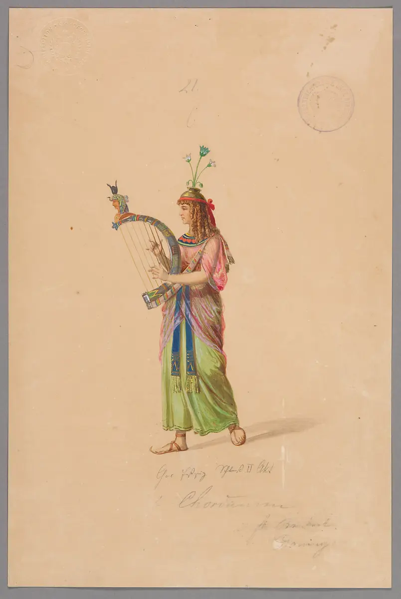 Die Zauberflöte, Titel der Serie: Figurinen des k.k. Hofoperntheaters