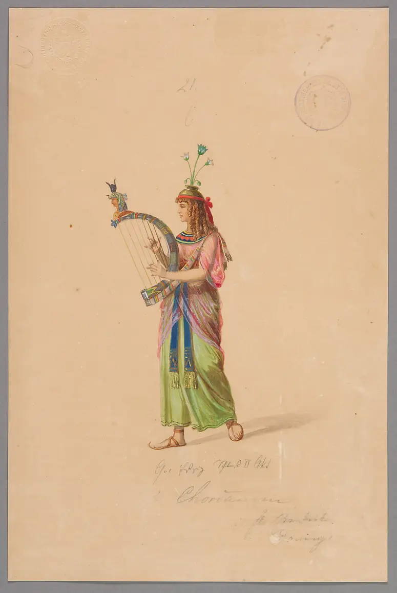 Die Zauberflöte, Titel der Serie: Figurinen des k.k. Hofoperntheaters