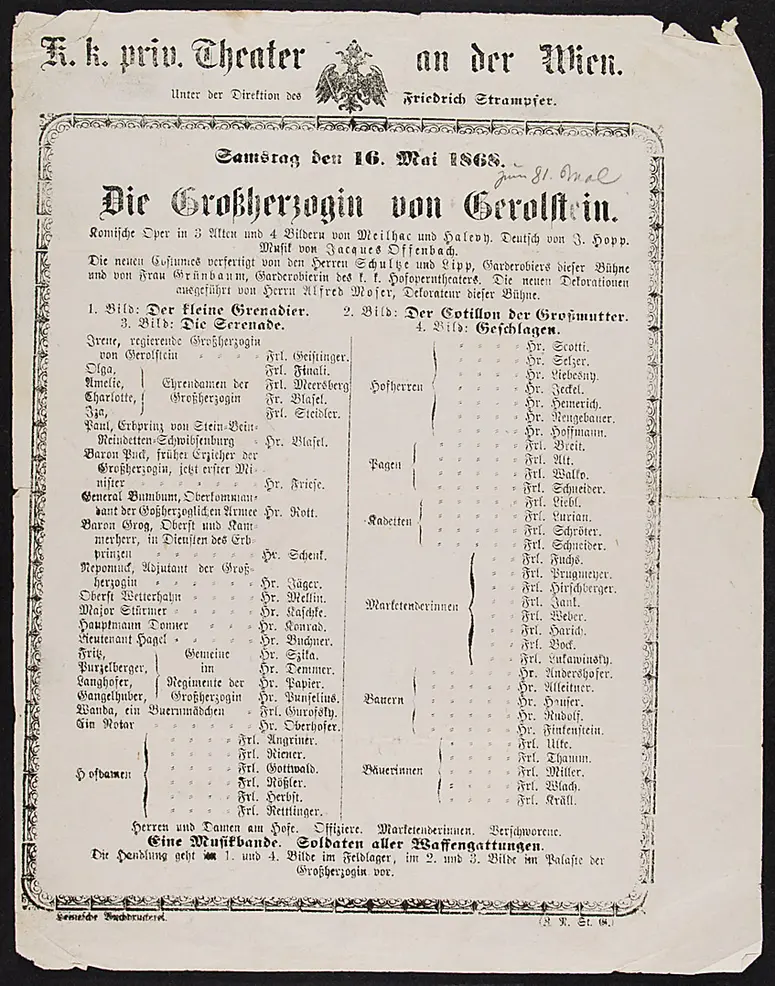 Die Großherzogin von Gerolstein