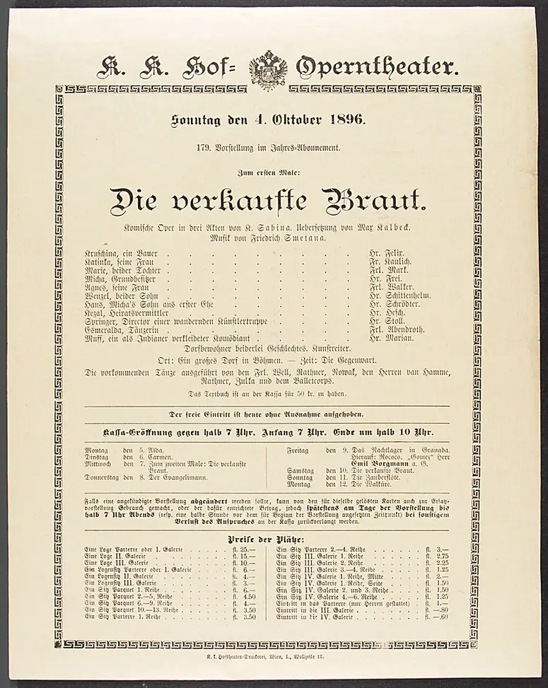 Die verkaufte Braut