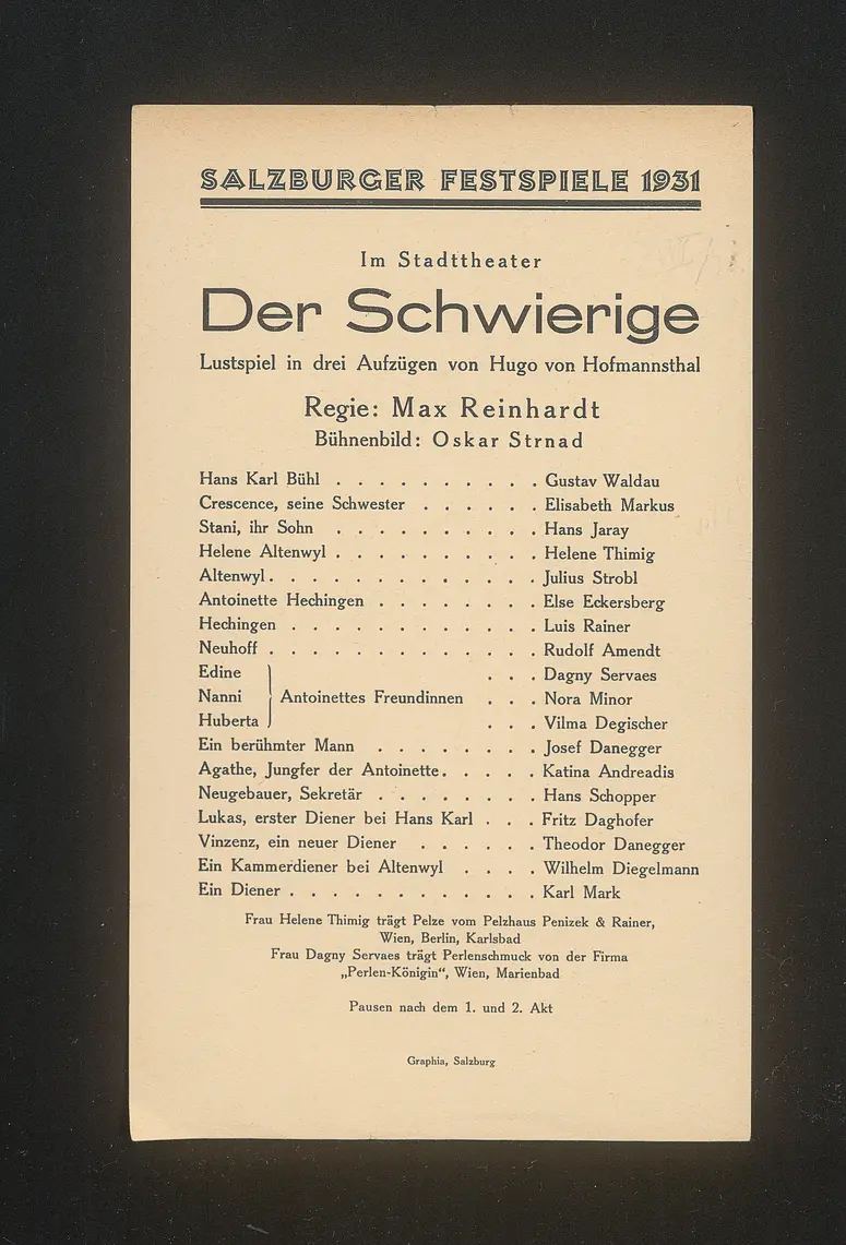 Der Schwierige