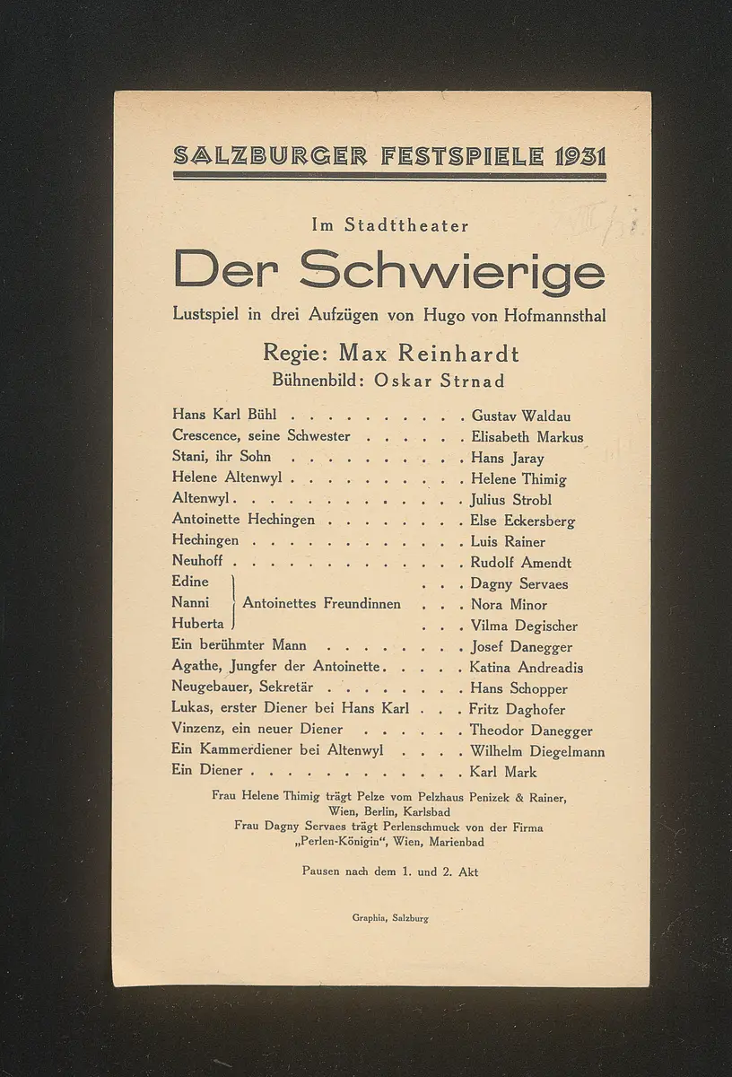 Der Schwierige