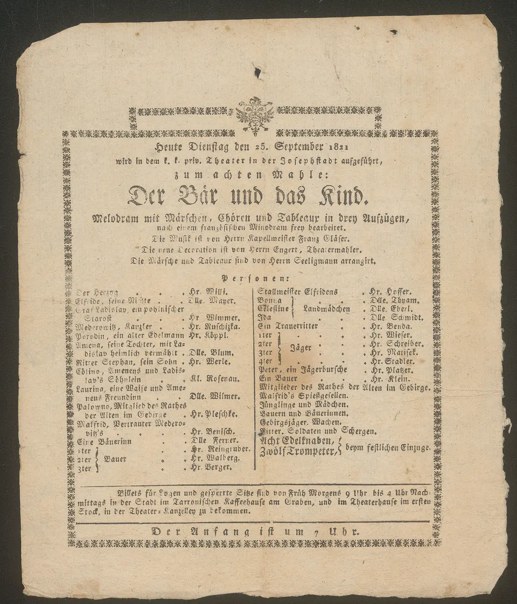 Der Bär und das Kind